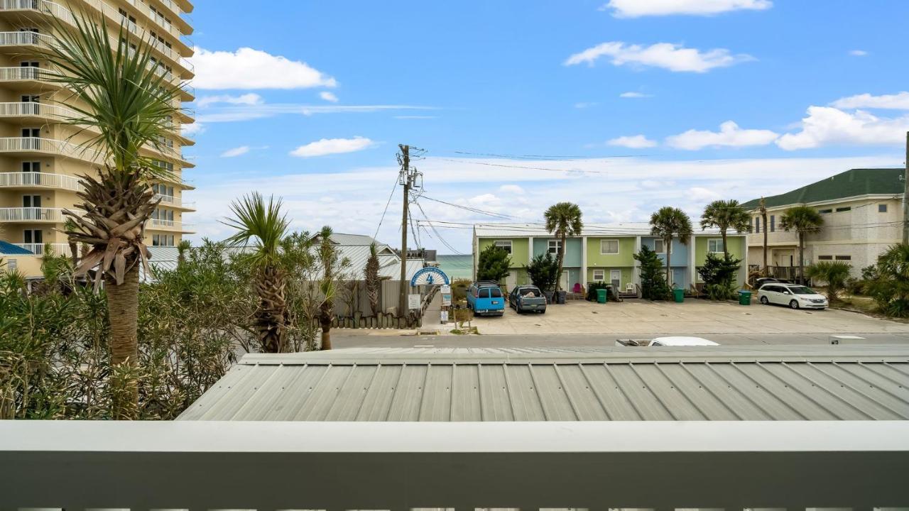 Pet Friendly Townhome With Gulf Views And Hot Tub Right Across From Beach And Schooners Panama City Beach Extérieur photo